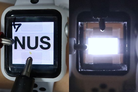 Transparent near-infrared light-emitting diodes