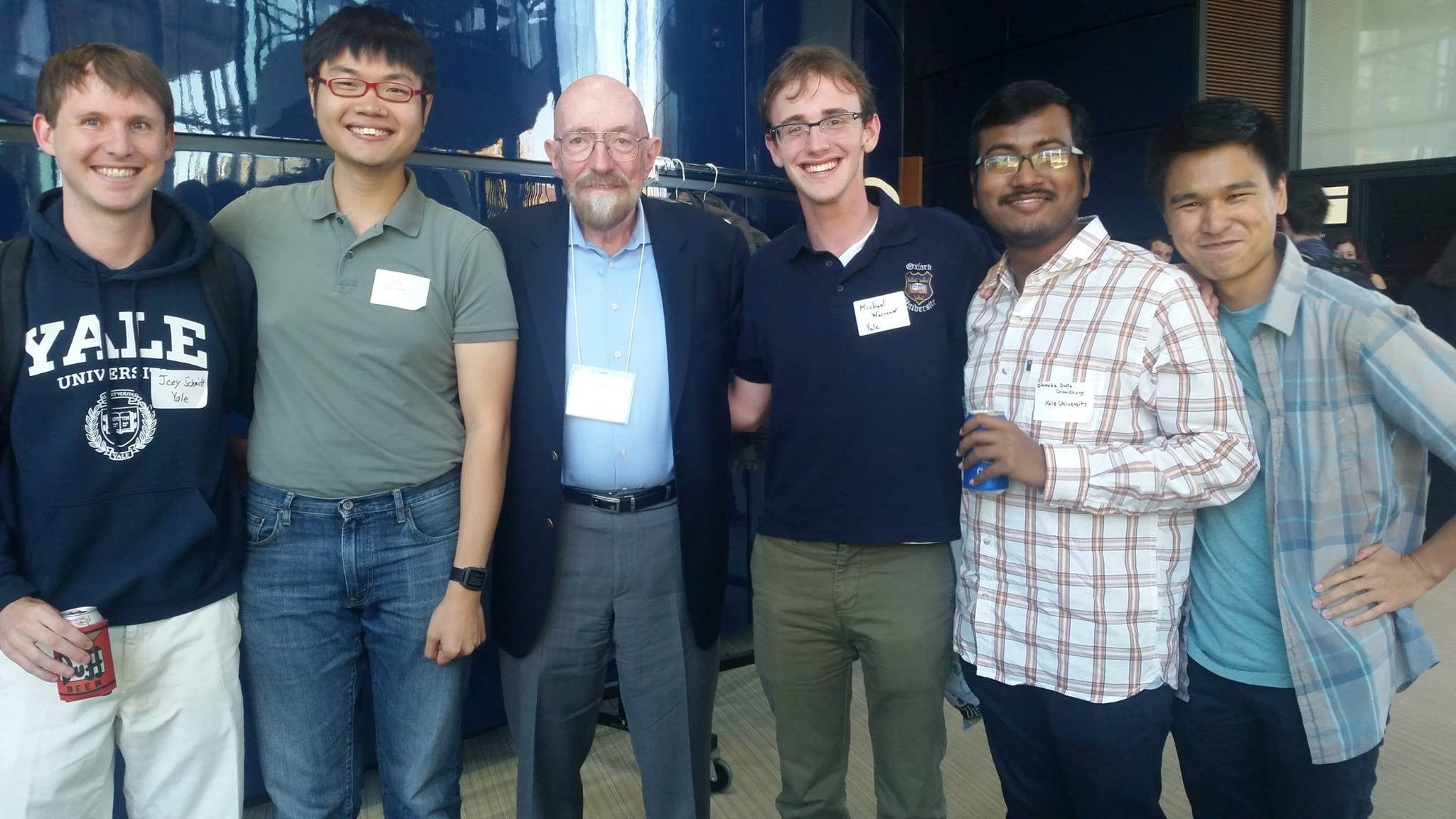 At the Gruber Cosmology Prize Ceremony at Yale University
