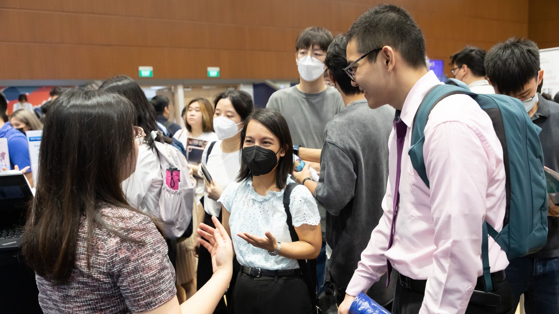 More than 80 companies from diverse sectors were present to speak with students on internship and career roles.