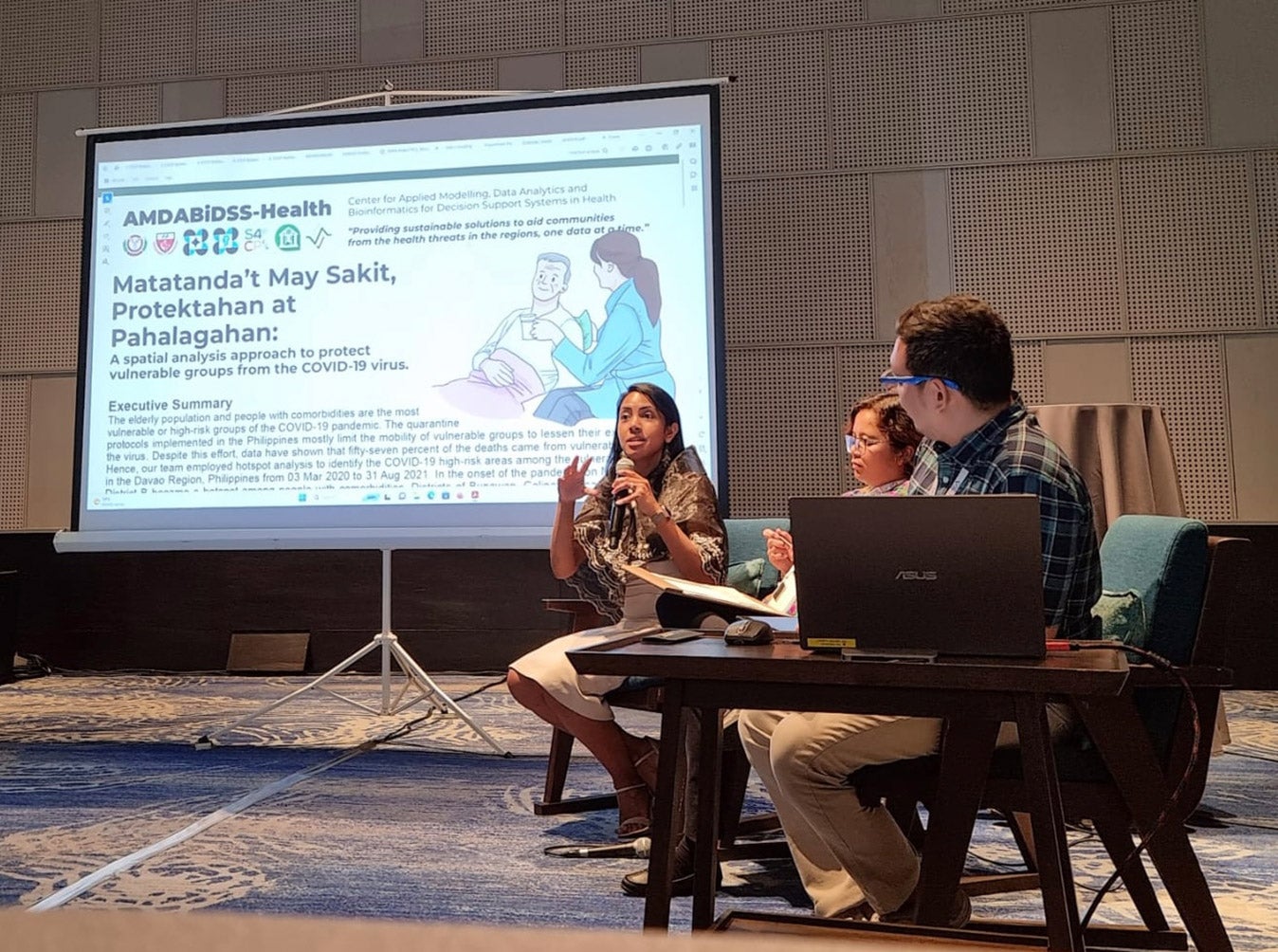 Asst Prof Kiesha Prem (left)