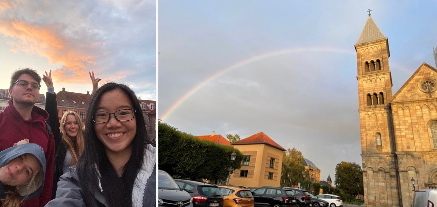 Exploring the city of Viborg, Denmark after our first day of field work. 