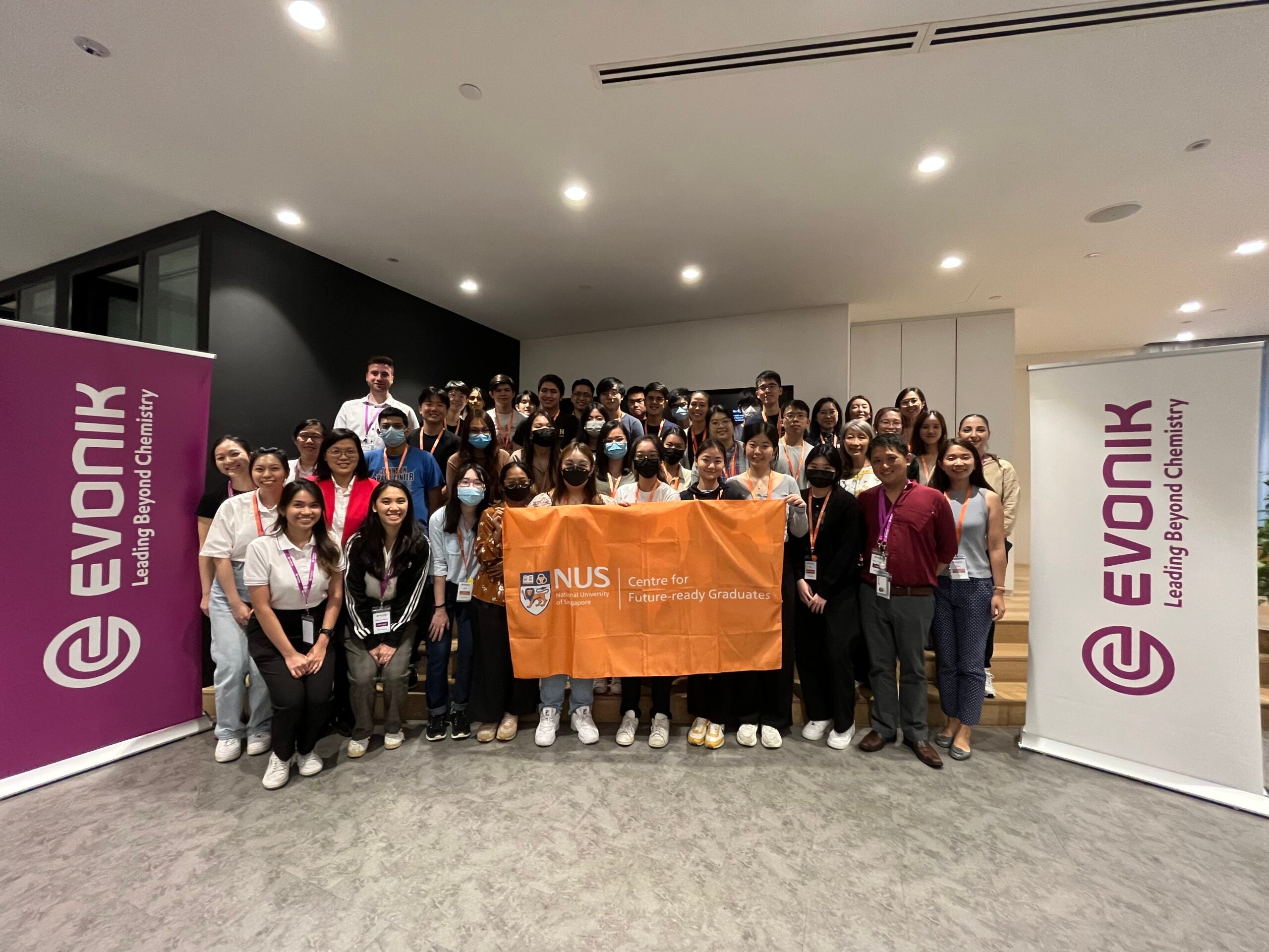 Evonik Visit Group Photo