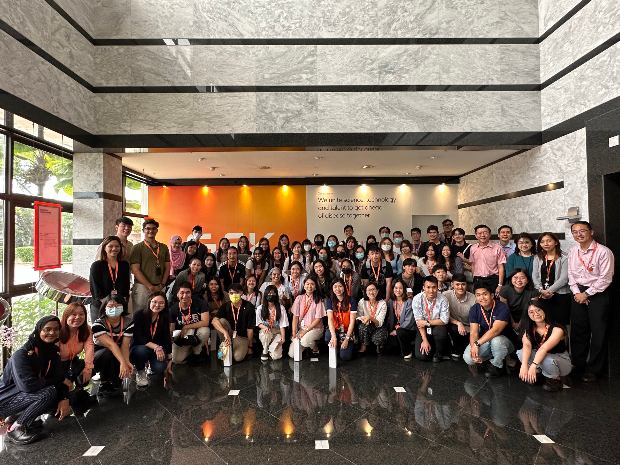GSK Visit Group Photo