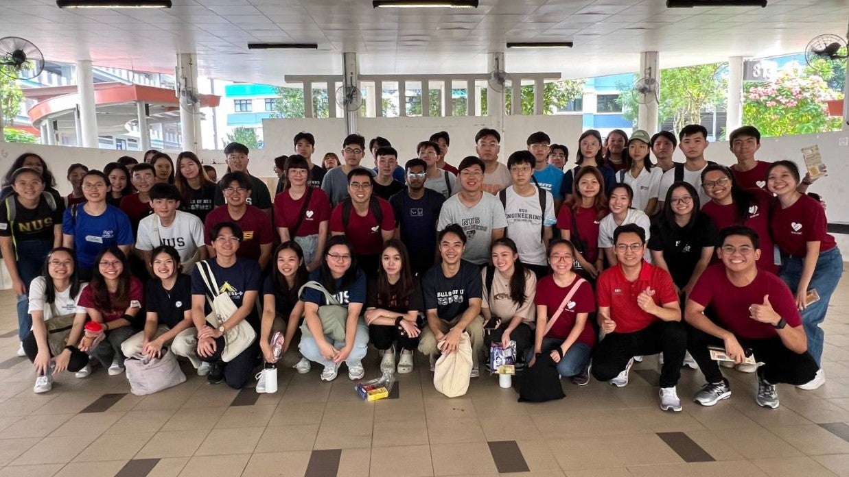 As part of the C.A.N. Consult under Project C.A.N. XXI, the student volunteers visited rental blocks to gather information about the residents’ preferred items and find out whether they required any assistance from the community centre.