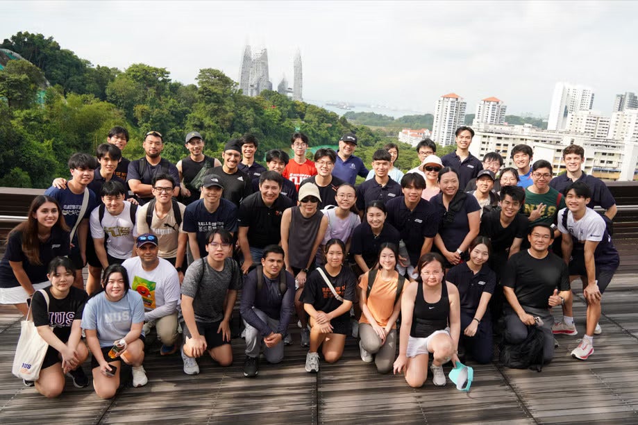 Trek & Connect pairs small groups of students with NUS alumni for hiking and conversation.