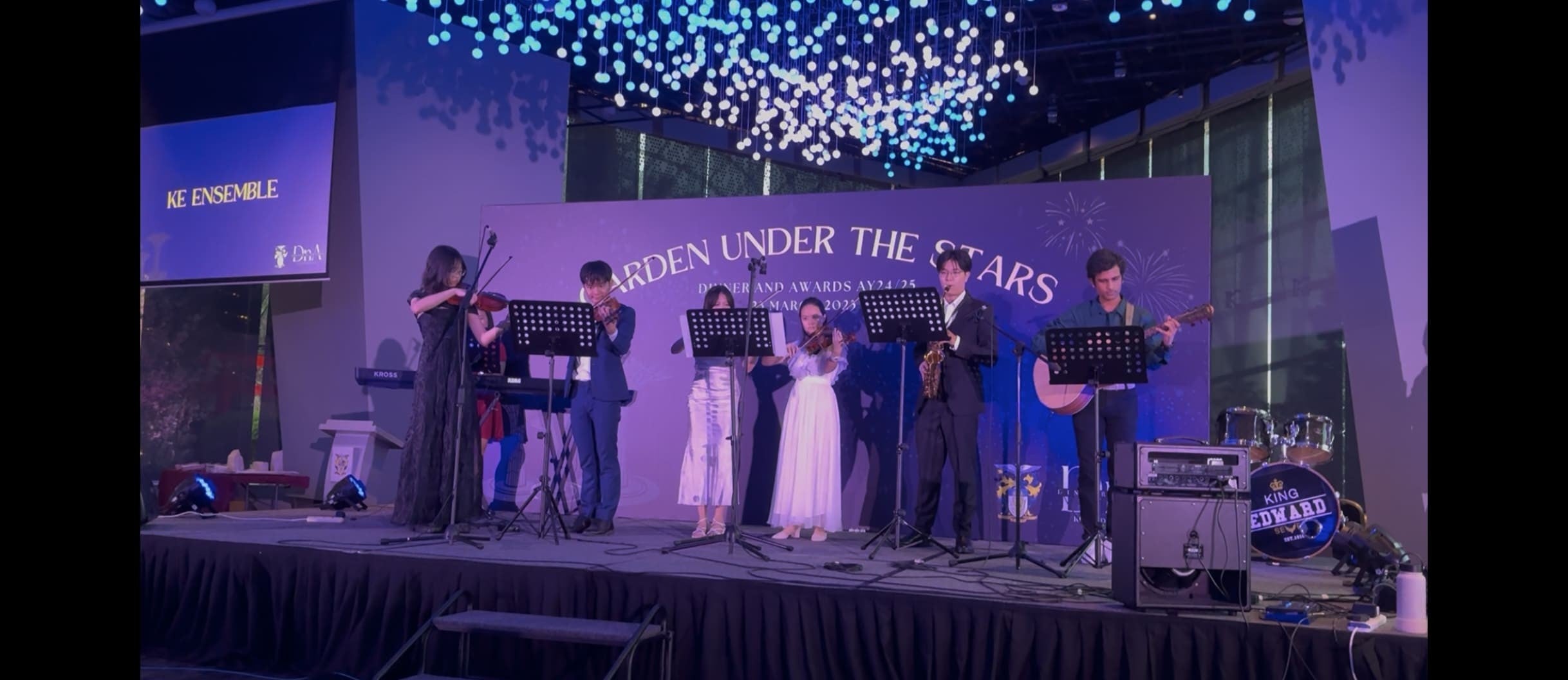 KEnsemble performance for dinner and awards ceremony 