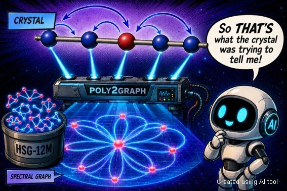 New tool map complex energy bands into graphs for Artificial Intelligence (AI)-driven discovery